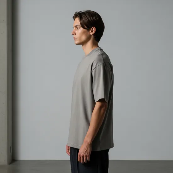 Core Heavyweight Bisiklet Yaka Relaxed Tişört